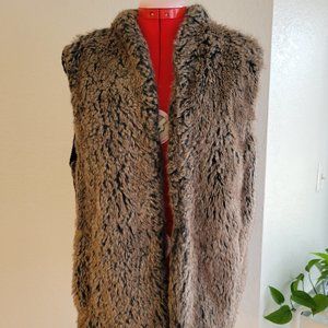 Sebby Faux Fur Sweater Vest